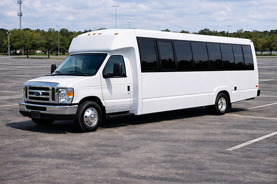 25-passenger minibus available for charter in Davie, FL
